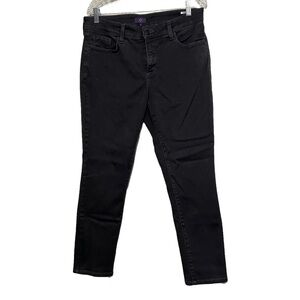 NYDJ Black/Gray  Lift Tuck Legging Pants - Size 12